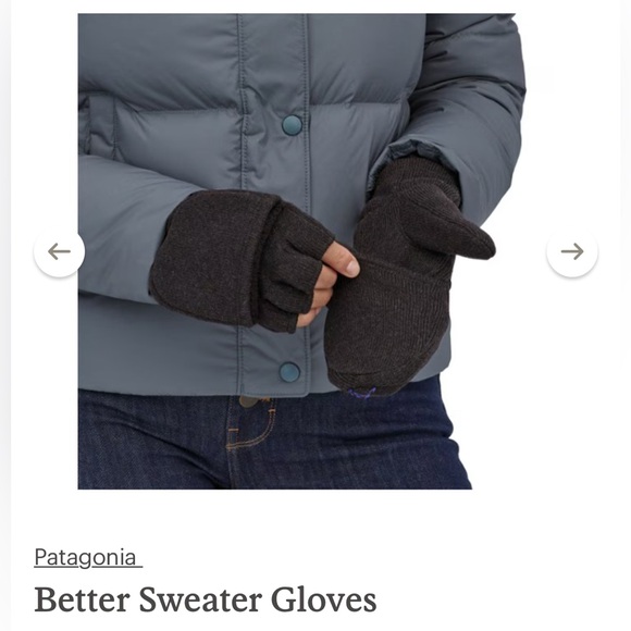 Patagonia Better Sweater Gloves Medium NWT - Picture 9 of 11